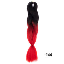 Load image into Gallery viewer, Chorliss Long  Jumbo Braids Ombre Braiding Hair Bundles Synthetic Hair Extensions Crochet Braids Natural Blue Pink Purple Blonde