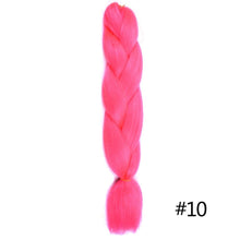 Load image into Gallery viewer, Chorliss Long  Jumbo Braids Ombre Braiding Hair Bundles Synthetic Hair Extensions Crochet Braids Natural Blue Pink Purple Blonde