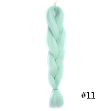 Load image into Gallery viewer, Chorliss Long  Jumbo Braids Ombre Braiding Hair Bundles Synthetic Hair Extensions Crochet Braids Natural Blue Pink Purple Blonde