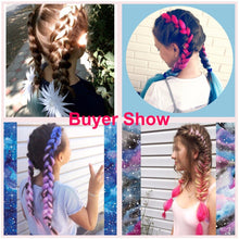 Load image into Gallery viewer, Chorliss Long  Jumbo Braids Ombre Braiding Hair Bundles Synthetic Hair Extensions Crochet Braids Natural Blue Pink Purple Blonde