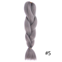 Load image into Gallery viewer, Chorliss Long  Jumbo Braids Ombre Braiding Hair Bundles Synthetic Hair Extensions Crochet Braids Natural Blue Pink Purple Blonde