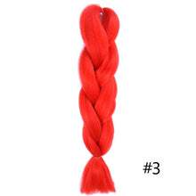 Load image into Gallery viewer, Chorliss Long  Jumbo Braids Ombre Braiding Hair Bundles Synthetic Hair Extensions Crochet Braids Natural Blue Pink Purple Blonde