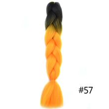 Load image into Gallery viewer, Chorliss Long  Jumbo Braids Ombre Braiding Hair Bundles Synthetic Hair Extensions Crochet Braids Natural Blue Pink Purple Blonde