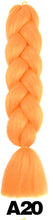 Load image into Gallery viewer, Qp hair 24 inch Ombre Color Synthetic Hair Braids Pre Stretched Wholesale Jumbo Braiding KaneKalon Hair Extensions 100g/pcs