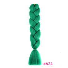 Load image into Gallery viewer, Pervado Hair Burg Brown Grey Ombre Crochet Braiding Hair Extensions One Piece 100g/Pack 24Inch Long Synthetic Jumbo Braids Hair