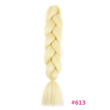 Load image into Gallery viewer, Pervado Hair Burg Brown Grey Ombre Crochet Braiding Hair Extensions One Piece 100g/Pack 24Inch Long Synthetic Jumbo Braids Hair