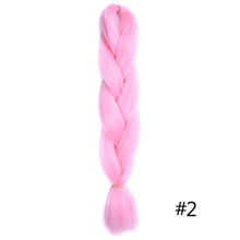 Load image into Gallery viewer, Chorliss Long  Jumbo Braids Ombre Braiding Hair Bundles Synthetic Hair Extensions Crochet Braids Natural Blue Pink Purple Blonde