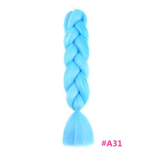 Load image into Gallery viewer, Pervado Hair Burg Brown Grey Ombre Crochet Braiding Hair Extensions One Piece 100g/Pack 24Inch Long Synthetic Jumbo Braids Hair