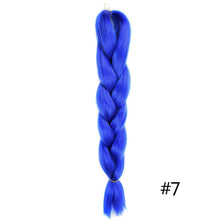 Load image into Gallery viewer, Chorliss Long  Jumbo Braids Ombre Braiding Hair Bundles Synthetic Hair Extensions Crochet Braids Natural Blue Pink Purple Blonde