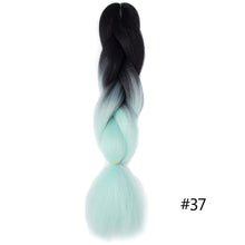 Load image into Gallery viewer, Chorliss Long  Jumbo Braids Ombre Braiding Hair Bundles Synthetic Hair Extensions Crochet Braids Natural Blue Pink Purple Blonde