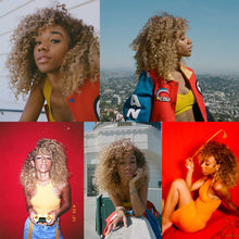 Load image into Gallery viewer, Afro Kinky Curly Wig With Bangs Short Synthetic Wigs For Black Women Omber Brown Blonde Glueless Cosplay Hair High Temperature