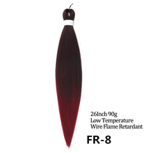 Load image into Gallery viewer, 24 26 Inches 80g 90g Kanekalon Hair Wholesale Bulk Braid Synthetic Hair Braid Easy Braiding Hair Extension For Women