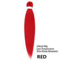 Load image into Gallery viewer, 24 26 Inches 80g 90g Kanekalon Hair Wholesale Bulk Braid Synthetic Hair Braid Easy Braiding Hair Extension For Women