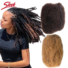Load image into Gallery viewer, Sleek Mongolian Remy Hair Afro kinky Curly Bulk Human Hair For Braiding 1 Bundle 50g/pc Natural Color Braids Hair No Weft