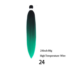 Load image into Gallery viewer, 24 26 Inches 80g 90g Kanekalon Hair Wholesale Bulk Braid Synthetic Hair Braid Easy Braiding Hair Extension For Women