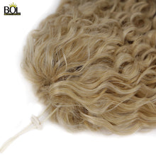 Load image into Gallery viewer, BOL 32Inch Long Kinky Curly Ponytail Hair Extensions Human Hair Feeling Synthetic Drawstring Ponytail Soft and Natural for Women