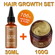 Load image into Gallery viewer, Fast Hair Growth Oil African Crazy Traction Alopecia Chebe Hair Mask Anti Hair Break Hair Strengthener Hair Loss Treatment Spray