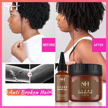 Load image into Gallery viewer, Fast Hair Growth Oil African Crazy Traction Alopecia Chebe Hair Mask Anti Hair Break Hair Strengthener Hair Loss Treatment Spray