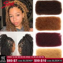 Load image into Gallery viewer, Sleek Mongolian Remy Hair Afro kinky Curly Bulk Human Hair For Braiding 1 Bundle 50g/pc Natural Color Braids Hair No Weft