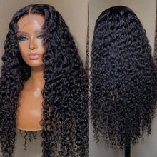 Load image into Gallery viewer, Water Wave Lace Front Human Hair Wig 360 Full Lace Wig Human Hair Pre Plucked Wigs for Women Deep Wave Lace Frontal Closure Wig