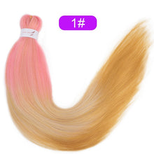 Load image into Gallery viewer, Vigorous Synthetic Easy Jumbo Braids Hair Ombre Braiding Hair 20inches Crochet Hair Extensions