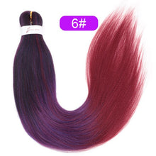 Load image into Gallery viewer, Vigorous Synthetic Easy Jumbo Braids Hair Ombre Braiding Hair 20inches Crochet Hair Extensions
