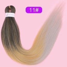 Load image into Gallery viewer, Vigorous Synthetic Easy Jumbo Braids Hair Ombre Braiding Hair 20inches Crochet Hair Extensions