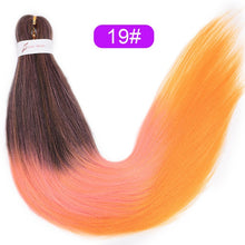 Load image into Gallery viewer, Vigorous Synthetic Easy Jumbo Braids Hair Ombre Braiding Hair 20inches Crochet Hair Extensions
