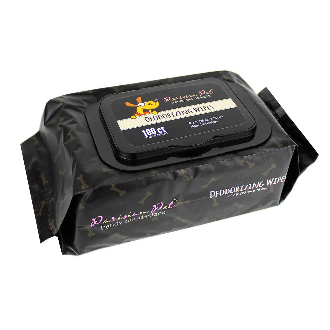 Parisian Pet Deodorizing Wipes - 100 Wipes/Pk