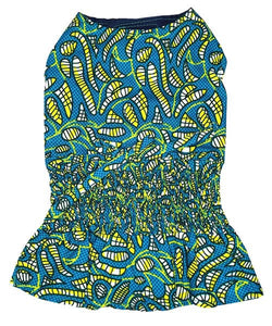 Tribal Dress Ruched Waist