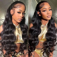 Load image into Gallery viewer, Lace Front Wig Transparent Body Wave 13x4 13x6 Hd Lace Frontal Wig Brazilian Pre Plucked 360 Full Lace Human Hair Wigs For Wome
