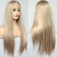 Load image into Gallery viewer, Vogue Natural Blonde Lace Front Wig Pre Plucked Heat Resistant
