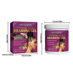 Braiding Gel Edge Gel For Natural Hair Effective Braid Styling Supplies For Braid And Twist Long Lasting Keeping For Stylists