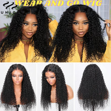 Load image into Gallery viewer, Unice Hair Wear Go Lace Wig Real Glueless Wig Breathable Open Cap Pre-cut 6x4.75 Lace Wig Deep Curly Lace Wigs Best Summer Wig
