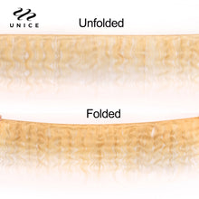Load image into Gallery viewer, Unice Hair 613 Blonde Bundles With Frontal Brazilian Body Wave With Frontal Remy Human Hair Lace Frontal Closure With Bundle
