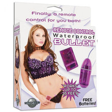 Load image into Gallery viewer, Remote Control Waterproof Bullet 3.25 Inch - Purple
