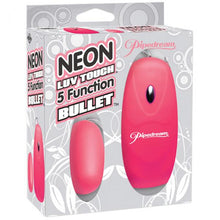 Load image into Gallery viewer, Neon Luv Touch Bullet Vibrator Pink
