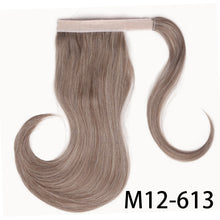 Load image into Gallery viewer, XINRAN Synthetic Bounce Wraparound Ponytail Hair Pieces  Straight Hair Extensions With Combs Warp Ponytails For Women
