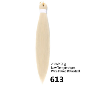 24 26 Inches 80g 90g Kanekalon Hair Wholesale Bulk Braid Synthetic Hair Braid Easy Braiding Hair Extension For Women