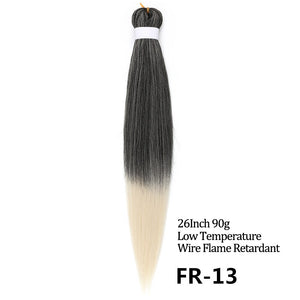 24 26 Inches 80g 90g Kanekalon Hair Wholesale Bulk Braid Synthetic Hair Braid Easy Braiding Hair Extension For Women