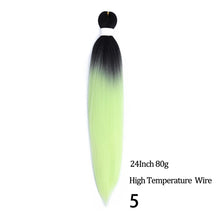 Load image into Gallery viewer, 24 26 Inches 80g 90g Kanekalon Hair Wholesale Bulk Braid Synthetic Hair Braid Easy Braiding Hair Extension For Women
