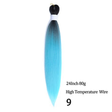 Load image into Gallery viewer, 24 26 Inches 80g 90g Kanekalon Hair Wholesale Bulk Braid Synthetic Hair Braid Easy Braiding Hair Extension For Women
