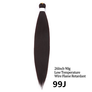 24 26 Inches 80g 90g Kanekalon Hair Wholesale Bulk Braid Synthetic Hair Braid Easy Braiding Hair Extension For Women