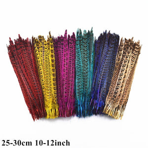 Many Kinds Multicolour Combinations Goose Ostrich Feathers Crafts Pheasant Chicken Turkey Peacock Feather Handicraft Accessories