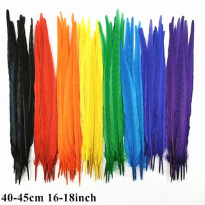 Many Kinds Multicolour Combinations Goose Ostrich Feathers Crafts Pheasant Chicken Turkey Peacock Feather Handicraft Accessories