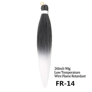 24 26 Inches 80g 90g Kanekalon Hair Wholesale Bulk Braid Synthetic Hair Braid Easy Braiding Hair Extension For Women