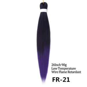 24 26 Inches 80g 90g Kanekalon Hair Wholesale Bulk Braid Synthetic Hair Braid Easy Braiding Hair Extension For Women
