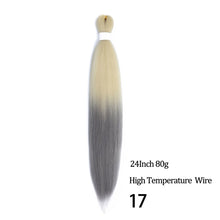 Load image into Gallery viewer, 24 26 Inches 80g 90g Kanekalon Hair Wholesale Bulk Braid Synthetic Hair Braid Easy Braiding Hair Extension For Women
