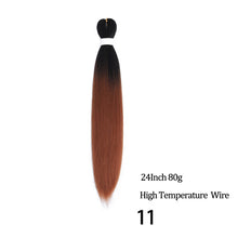 Load image into Gallery viewer, 24 26 Inches 80g 90g Kanekalon Hair Wholesale Bulk Braid Synthetic Hair Braid Easy Braiding Hair Extension For Women
