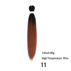 24 26 Inches 80g 90g Kanekalon Hair Wholesale Bulk Braid Synthetic Hair Braid Easy Braiding Hair Extension For Women
